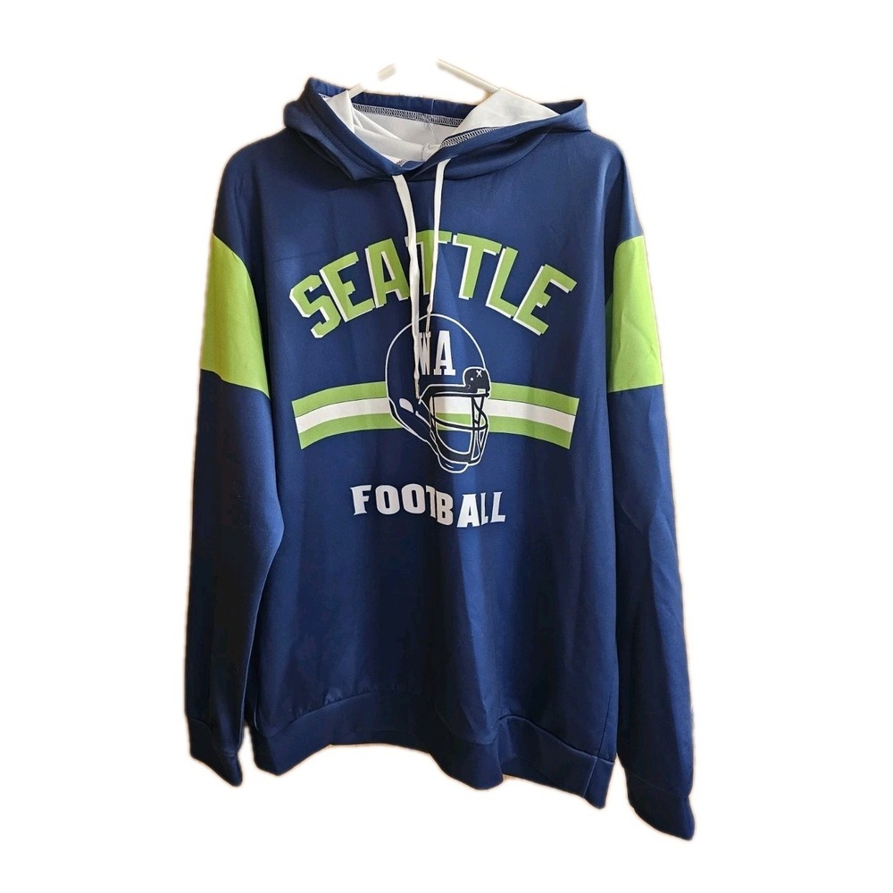 Seattle Seahawks NFL Unbranded‎ Women's Full Zip Hoodie